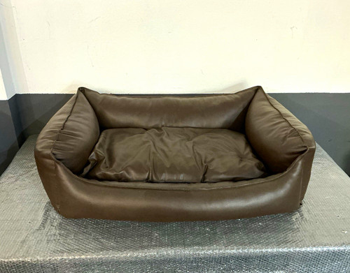 Hundebett braun mit